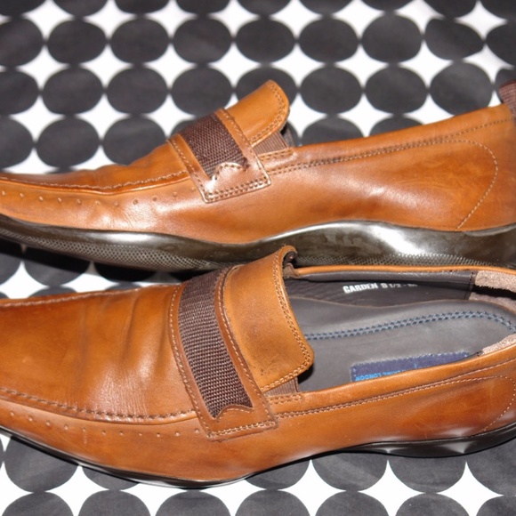 SOLD............Men's Material London Brown Leather Loafer 9.5M - Picture 3 of 5